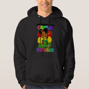 Sudadera Estoy listo para aplastar a Chica afro negro de te