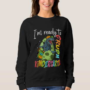 Sudadera Estoy listo para aplastar a los dinosaurios de los