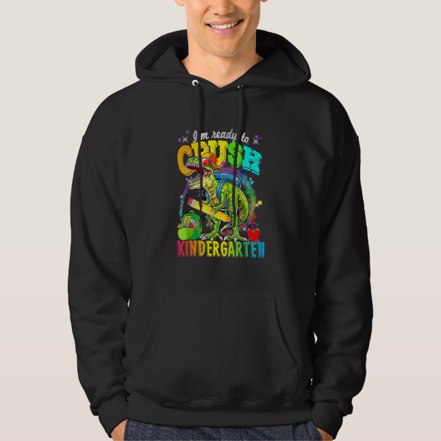 Sudadera Estoy listo para aplastar a los dinosaurios de los (Anverso)