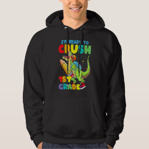 Sudadera Estoy listo para aplastar a los dinosaurios de pri