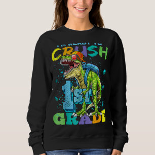 Sudadera Estoy listo para aplastar a los dinosaurios de pri