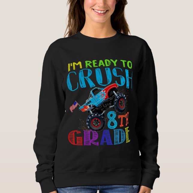 Sudadera Estoy Listo Para Aplastar A Los Monstruos De Octav (Anverso)