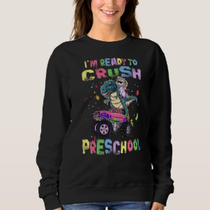 Sudadera Estoy listo para aplastar a los monzones de dinosa