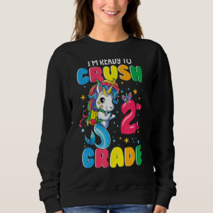 Sudadera Estoy listo para aplastar a los peces Unicornios d