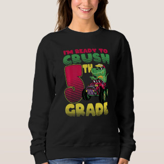 Sudadera Estoy listo para aplastar a Monstruo de Dinosaurio