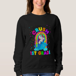 Sudadera Estoy listo para aplastar a Unicornio de primer gr