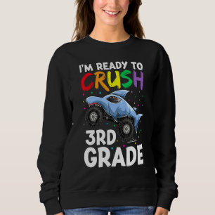Sudadera Estoy Listo Para Aplastar Al Monstruo Del Tiburón