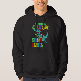 Sudadera Estoy listo para aplastar dinosaurio de jardín de 