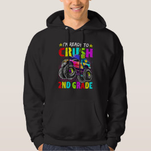 Sudadera Estoy listo para aplastar el camión monstruo de 2d