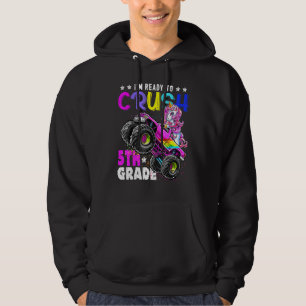 Sudadera Estoy listo para aplastar el camión monstruo de qu