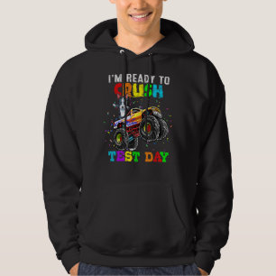 Sudadera Estoy listo para aplastar el día de prueba Boston 