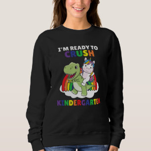 Sudadera Estoy listo para aplastar el dinosaurio de jardín