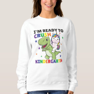 Sudadera Estoy listo para aplastar el dinosaurio de jardín