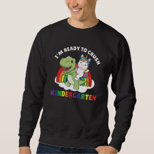 Sudadera Estoy listo para aplastar el dinosaurio de jardín