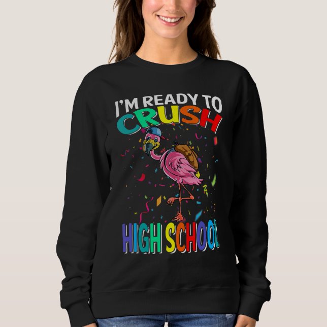 Sudadera Estoy Listo Para Aplastar El Flamingo De La Secund (Anverso)