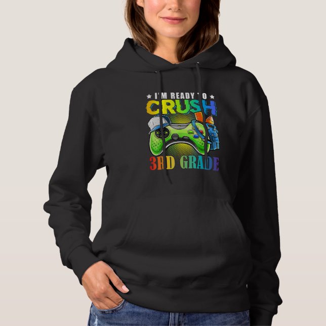 Sudadera Estoy listo para aplastar el tercer grado de vuelt (Anverso)