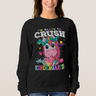 Sudadera Estoy listo para aplastar lindos unicornios de jar