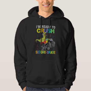 Sudadera Estoy Listo Para Destruir Dinosaurio De Camión Mon