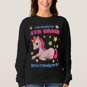 Sudadera Estoy listo para el cuarto grado, pero está listo