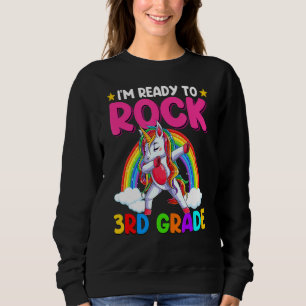 Sudadera Estoy listo para rodar a Unicornio de tercer grado