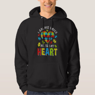 Sudadera Estoy Molesto, Soy Su Voz, Él Es Mi Autismo Corazó