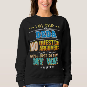 Sudadera Estoy muerto, no hay preguntas, solo haremos cosas