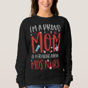 Sudadera Estoy Orgullosa Mamá De Una Impresionante Enfermer