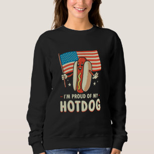 Sudadera Estoy Orgulloso De Mi Hotdog Funny Fla Americana 4