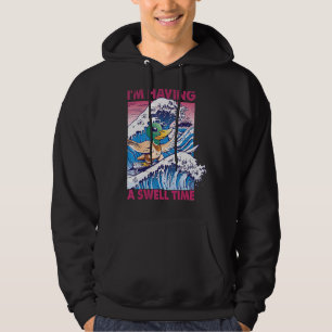 Sudadera Estoy Pasando Un Surf De Pato De Surf En Tiempos D