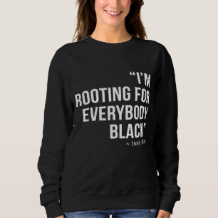 SUDADERA ESTOY RAYANDO PARA TODO EL PODER BLM NEGRO