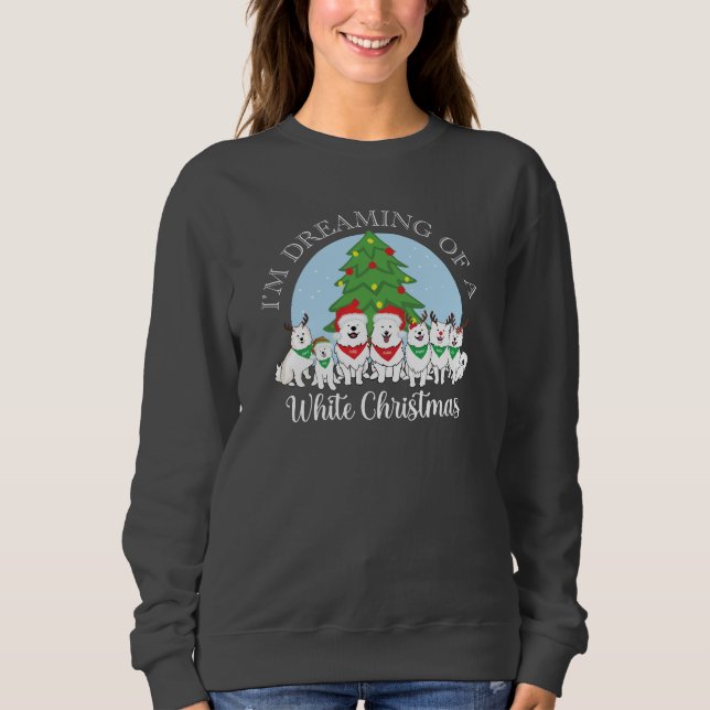 Sudadera Estoy soñando con una Navidad blanca con Aslan (Anverso)