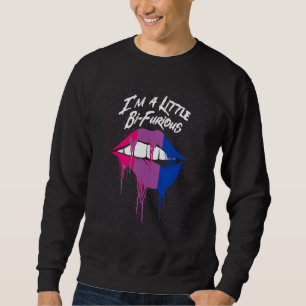 Sudadera Estoy un poco bi furioso bisexual LGBTQ orgullo bi