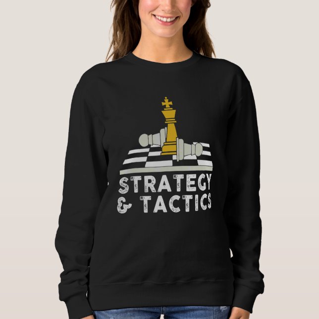 Sudadera Estrategia y tácticas que los jugadores profesiona (Anverso)