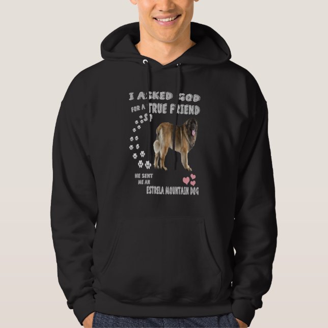 Sudadera Estrela Mountain Dog Mom Dad Imprimir Shep Portugu (Anverso)