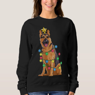Sudadera Estrella alemana de árbol de Navidad Shepard encie