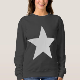 Sudadera Estrella (blanca)/la camiseta de las mujeres
