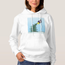 Sudadera Estrella de árbol de navidad para aves personaliza