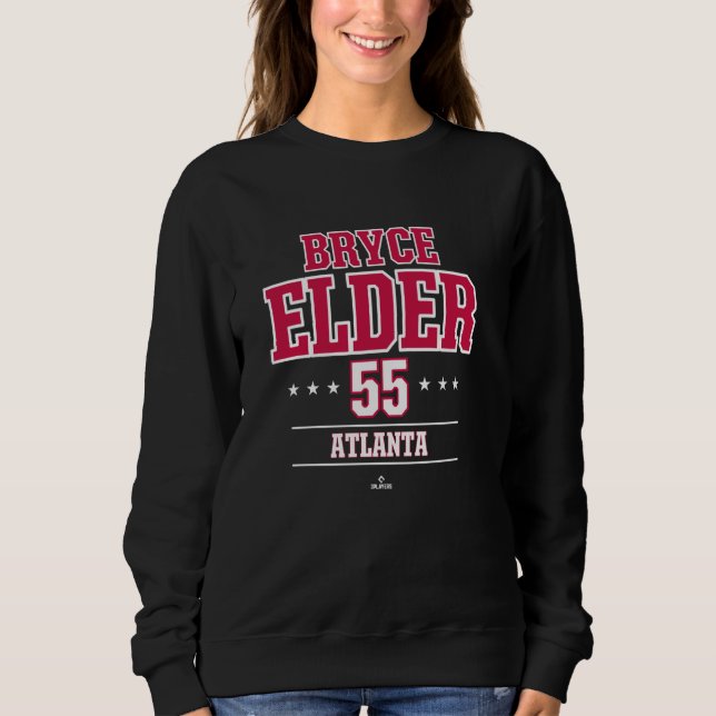 Sudadera Estrella de béisbol Bryce Elder Atlanta MLBPA (Anverso)
