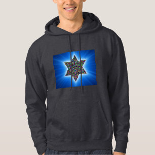 Sudadera Estrella de David con guijarros