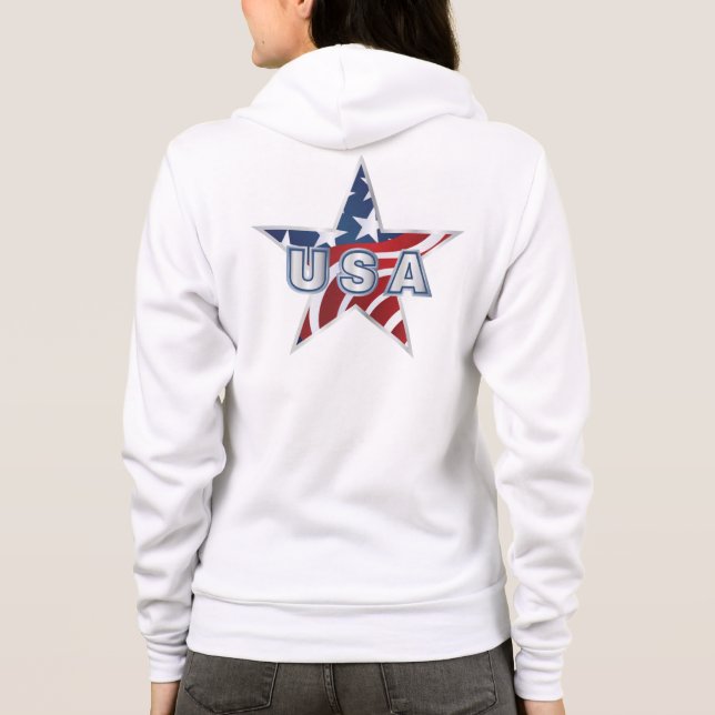 Sudadera Estrella de EEUU (Reverso)