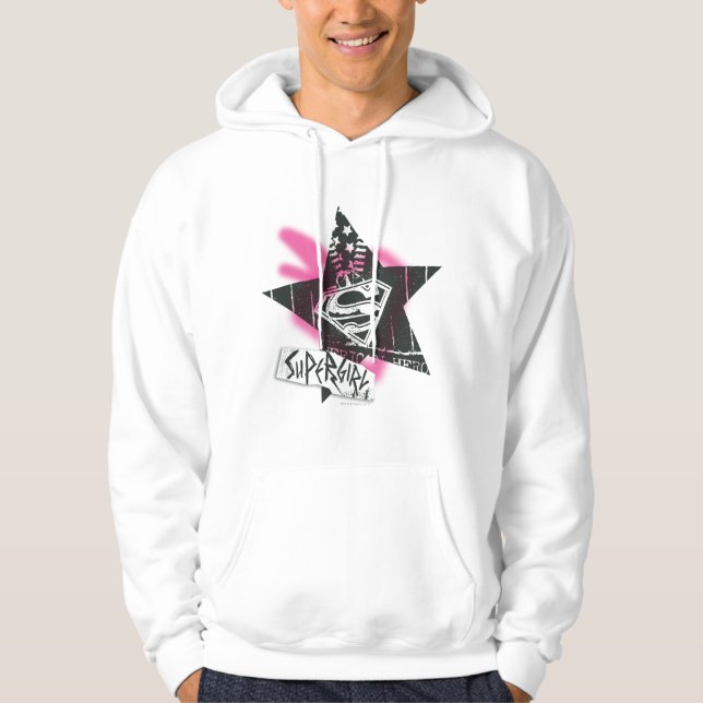 Sudadera Estrella de pintura rosa para rociadores superchic (Anverso)