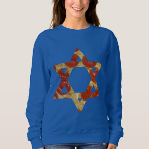 Sudadera estrella de pizza de david