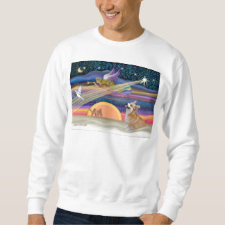 Sudadera Estrella navidad - Corgi galés #7B