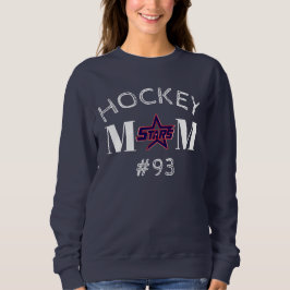 Sudadera Estrellas de KC - Hockey Mom (Dark) con número de 