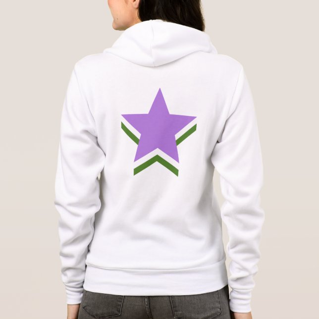Sudadera Estrellas de orgullo de género (Reverso)