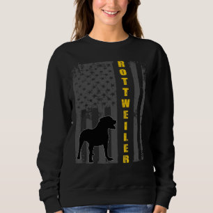 Sudadera Estrellas De Rottweiler Y Rayas