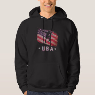 Sudadera Estrellas Del Equipo De Patinaje De Bandera Estado