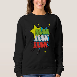 Sudadera Estrellas gráficas y repetidas de lucha