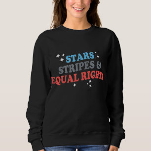 Sudadera Estrellas Patrióticas Tiras E Igualdad De Derechos