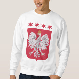 Sudadera Estrellas polacas de la bandera de Chicago del